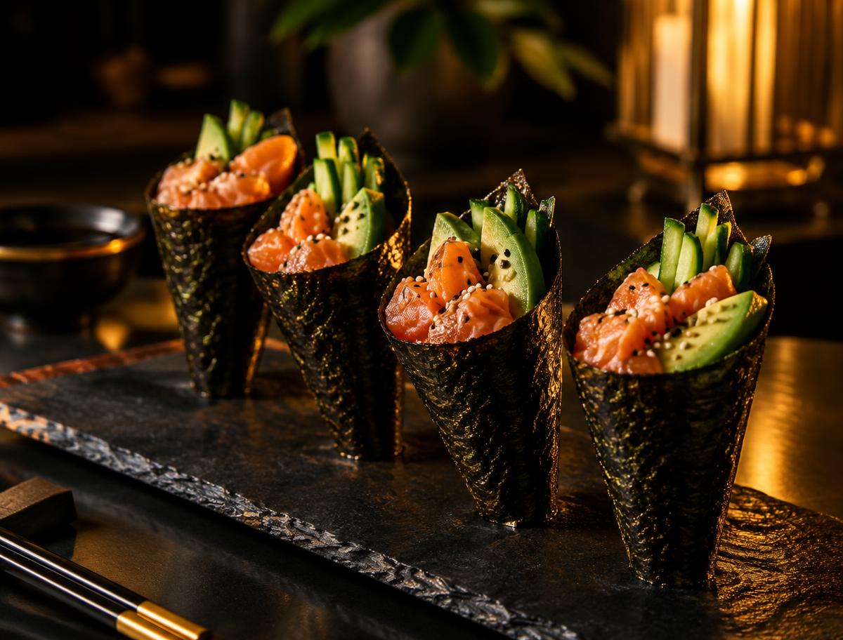 Temaki Hand Roll im Kyushu Asia Cuisine & Sushi